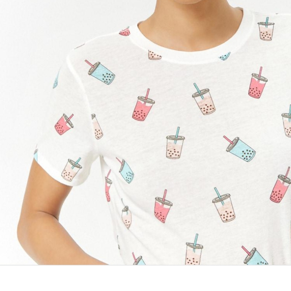 Forever 21 Boba Tea Shirt